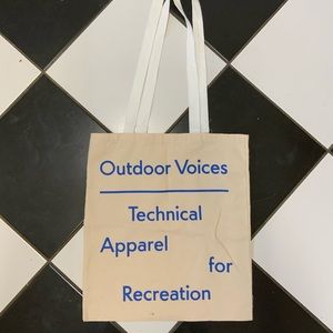 Outdoor Voices: Canvas Tote
